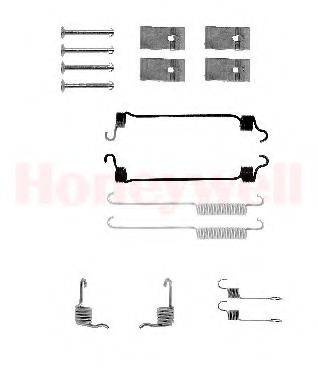 BENDIX 771096B Комплектуючі, гальмівна колодка