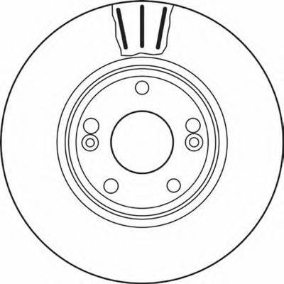 BENDIX 562381B гальмівний диск