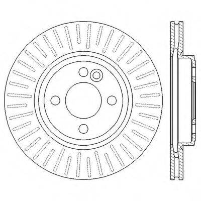 BENDIX 562570BC гальмівний диск