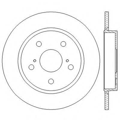 BENDIX 562599BC гальмівний диск