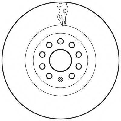 BENDIX 562663BC гальмівний диск