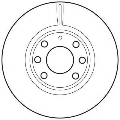 BENDIX 562681BC гальмівний диск