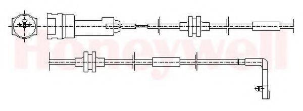 BENDIX 581373 Сигналізатор, знос гальмівних колодок