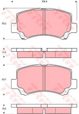 DR!VE+ DP1010100298 Комплект гальмівних колодок, дискове гальмо