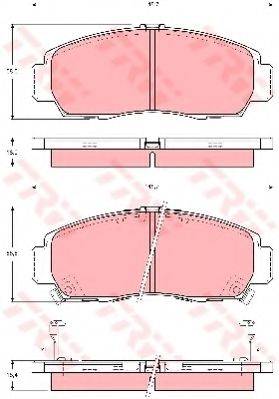 DR!VE+ DP1010100860 Комплект гальмівних колодок, дискове гальмо