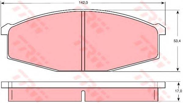 DR!VE+ DP1010100431 Комплект гальмівних колодок, дискове гальмо