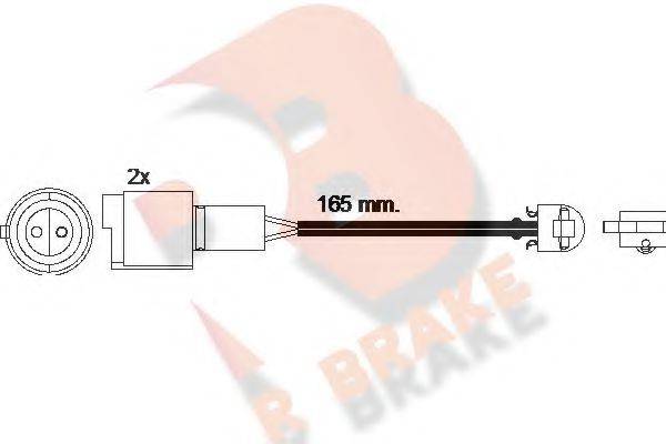 R BRAKE 610238RB Сигналізатор, знос гальмівних колодок