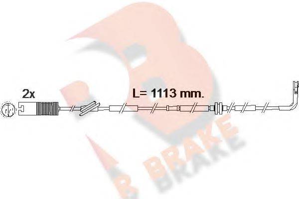 R BRAKE 610299RB Сигналізатор, знос гальмівних колодок