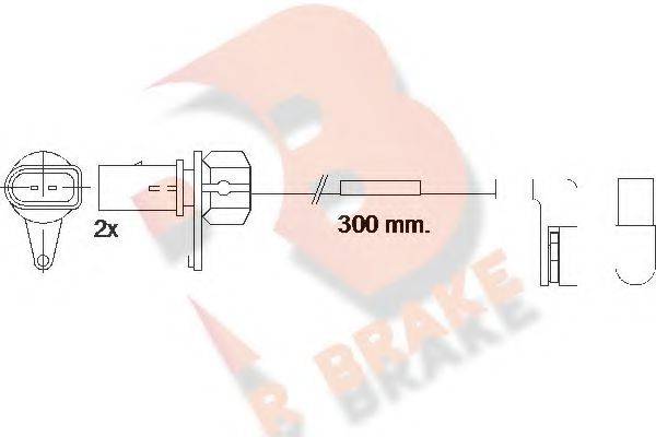 R BRAKE 610507RB Сигналізатор, знос гальмівних колодок