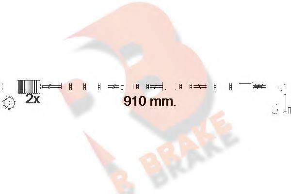 R BRAKE 610540RB Сигналізатор, знос гальмівних колодок