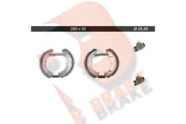 R BRAKE 79RBKT0083 Комплект гальмівних колодок