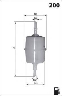 LUCAS FILTERS LFPF005 Паливний фільтр