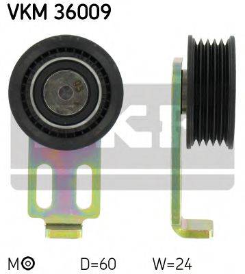 SKF VKM36009 Натяжний ролик, полікліновий ремінь