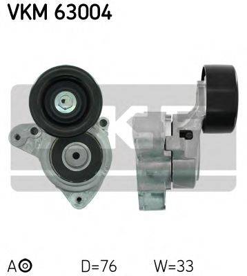 SKF VKM63004 Натяжний ролик, полікліновий ремінь