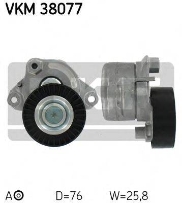 SKF VKM38077 Натяжний ролик, полікліновий ремінь