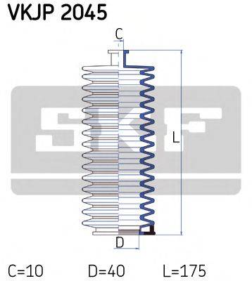 SKF VKJP2045 Комплект пильника, рульове керування