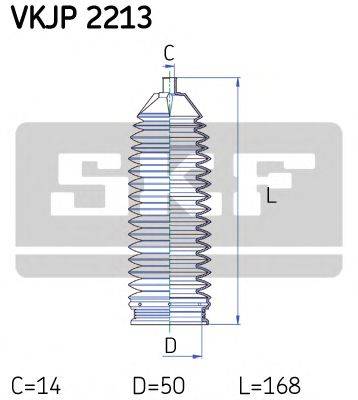 SKF VKJP2213 Комплект пильника, рульове керування