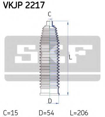 SKF VKJP2217 Комплект пильника, рульове керування