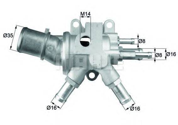 BEHR TI9983D Термостат, охолоджуюча рідина