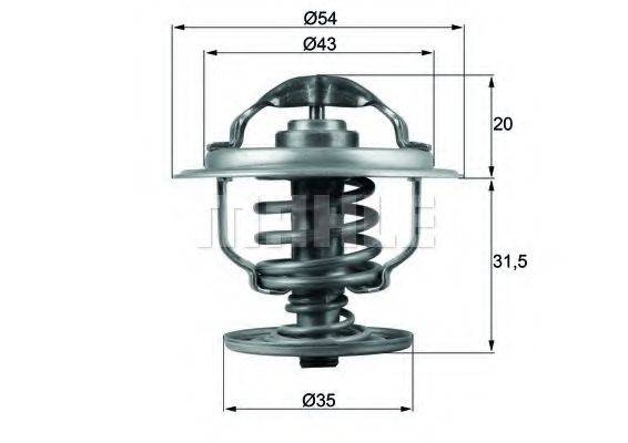 BEHR TX10987D Термостат, охолоджуюча рідина