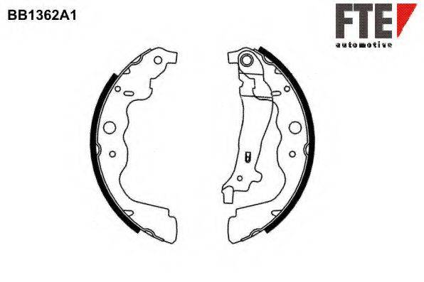 FTE BB1362A1 Комплект гальмівних колодок