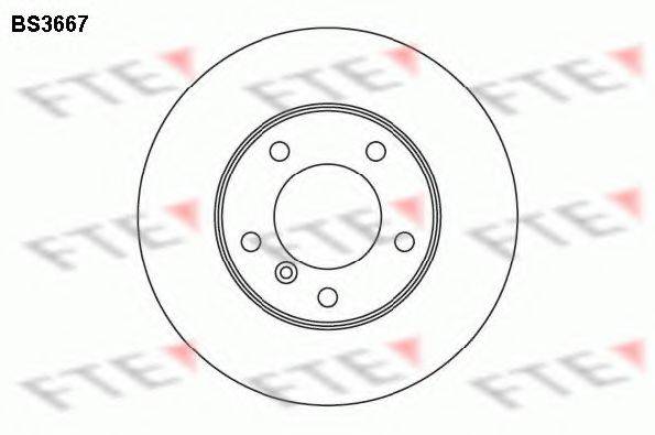 FTE BS3667 гальмівний диск
