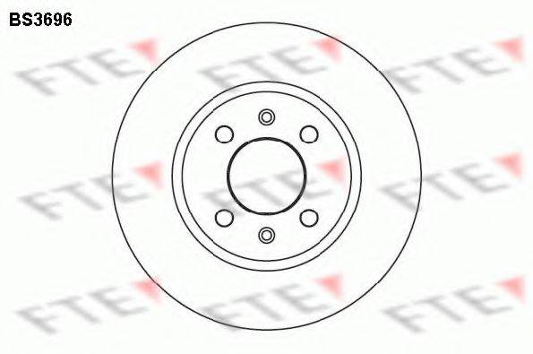 FTE BS3696 гальмівний диск