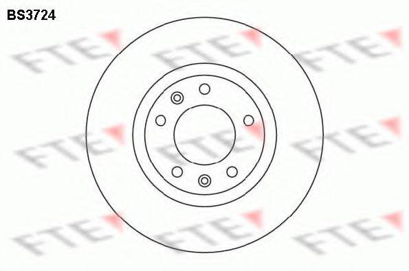 FTE BS3724 гальмівний диск