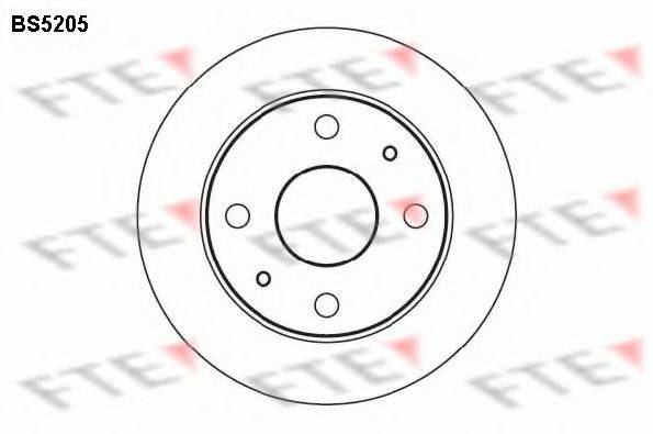 FTE BS5205 гальмівний диск