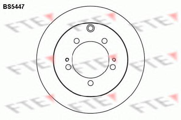 FTE BS5447 гальмівний диск