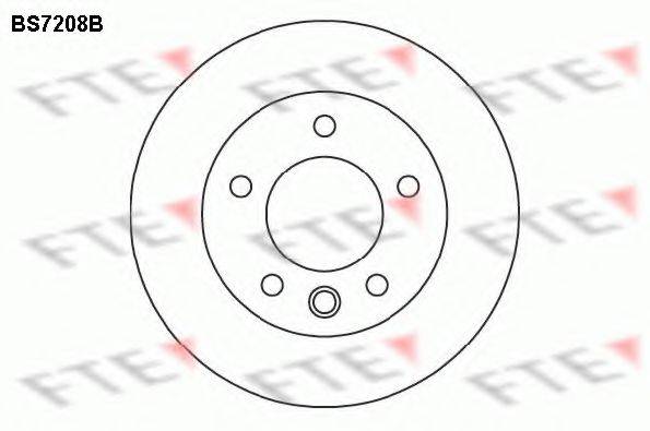 FTE BS7208B гальмівний диск