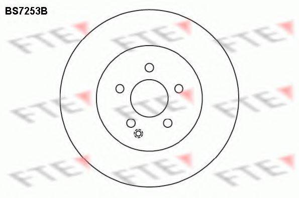 FTE BS7253B гальмівний диск