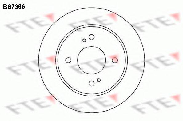 FTE BS7366 гальмівний диск
