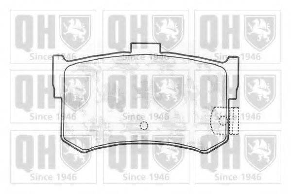 QUINTON HAZELL BP1006 Комплект гальмівних колодок, дискове гальмо