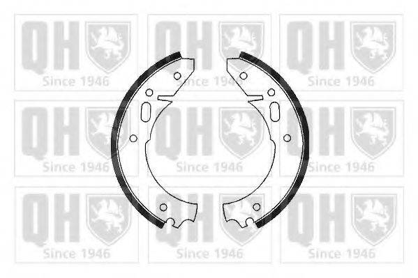 QUINTON HAZELL BS597 Комплект гальмівних колодок