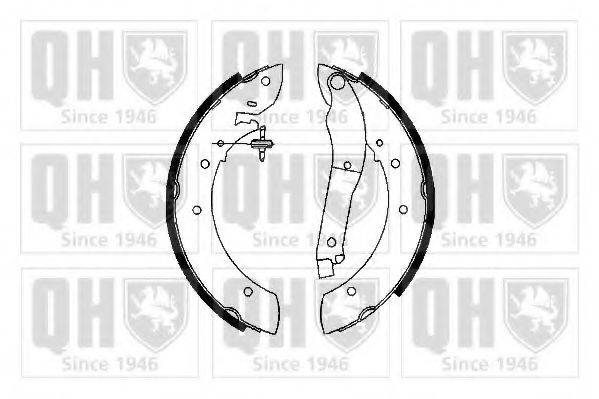 QUINTON HAZELL BS624 Комплект гальмівних колодок