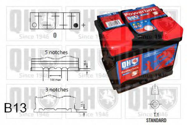 QUINTON HAZELL QBT0175 Стартерна акумуляторна батарея