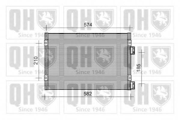 QUINTON HAZELL QCN224 Конденсатор, кондиціонер