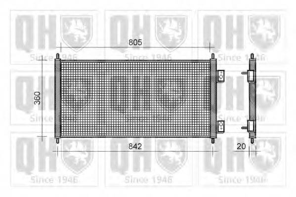 QUINTON HAZELL QCN241 Конденсатор, кондиціонер