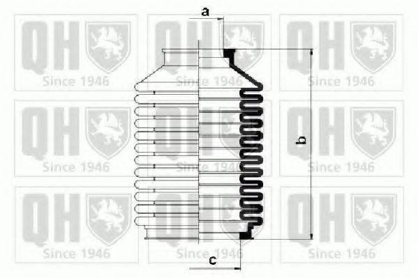 QUINTON HAZELL QG1083 Комплект пильника, рульове керування