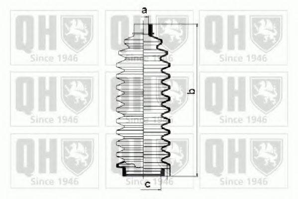 QUINTON HAZELL QG1175 Комплект пильника, рульове керування