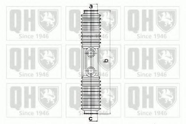 QUINTON HAZELL QG1240 Комплект пильника, рульове керування