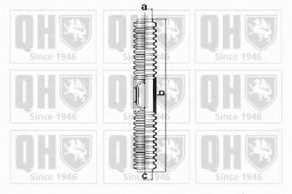 QUINTON HAZELL QG1386 Комплект пильника, рульове керування