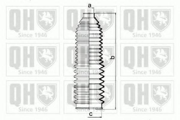 QUINTON HAZELL QG1422 Комплект пильника, рульове керування