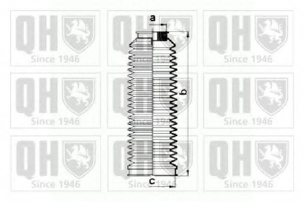 QUINTON HAZELL QG1442 Комплект пильника, рульове керування