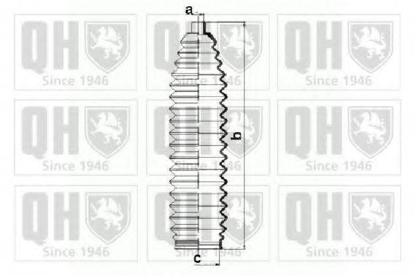 QUINTON HAZELL QG1503 Комплект пильника, рульове керування