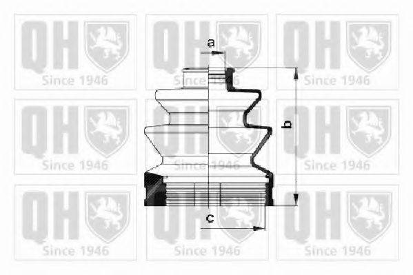 QUINTON HAZELL QJB461 Комплект пильника, приводний вал