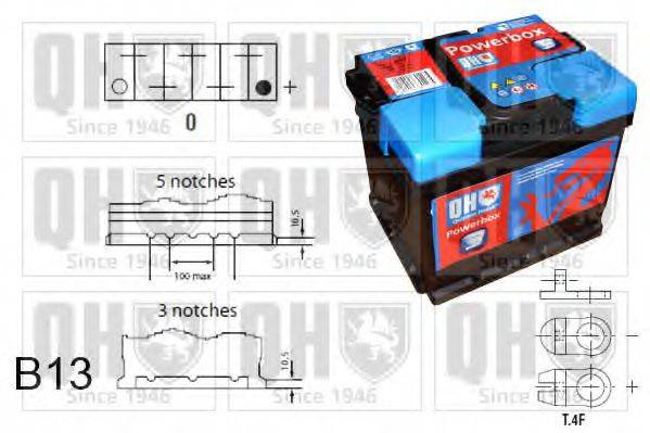 QUINTON HAZELL QBT0953 Стартерна акумуляторна батарея