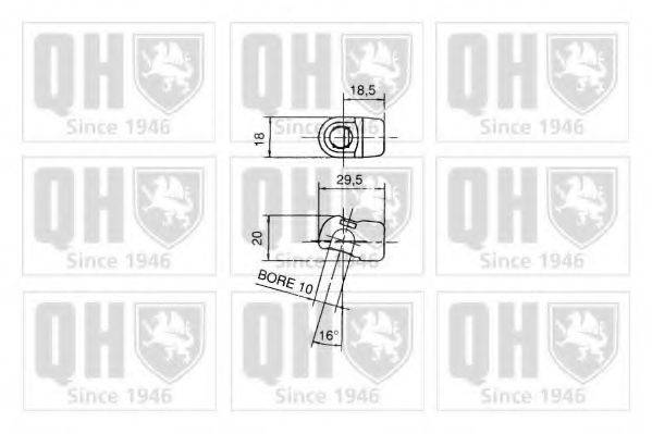 QUINTON HAZELL QTS128347 Газова пружина, капот