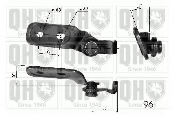 QUINTON HAZELL QTS840229 Газова пружина, кришка багажника